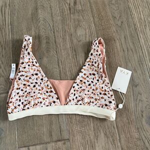 Kya Bikini Top Cheetah Medium TOP ONLY